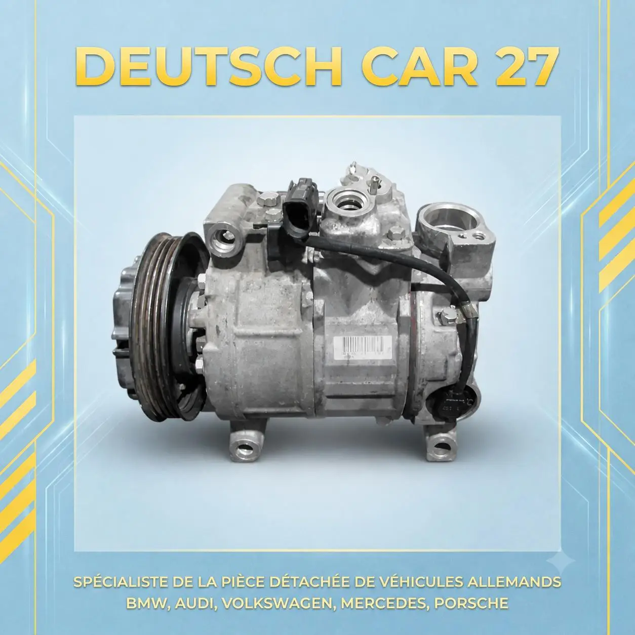 compresseur de clim audi a6 2l5 tdi 180cv ref 4B0260805J