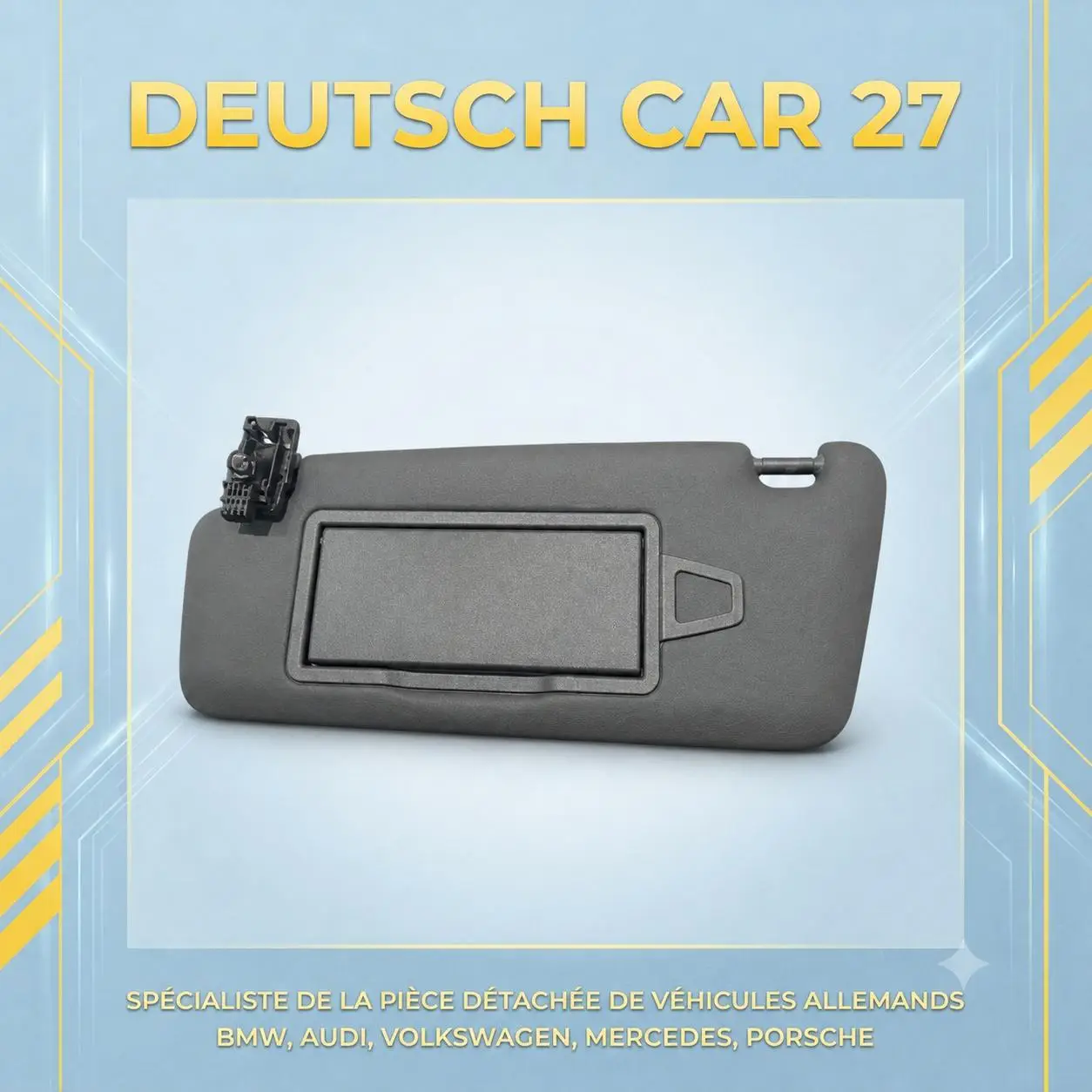 pare soleil noir de mercedes classe c w204