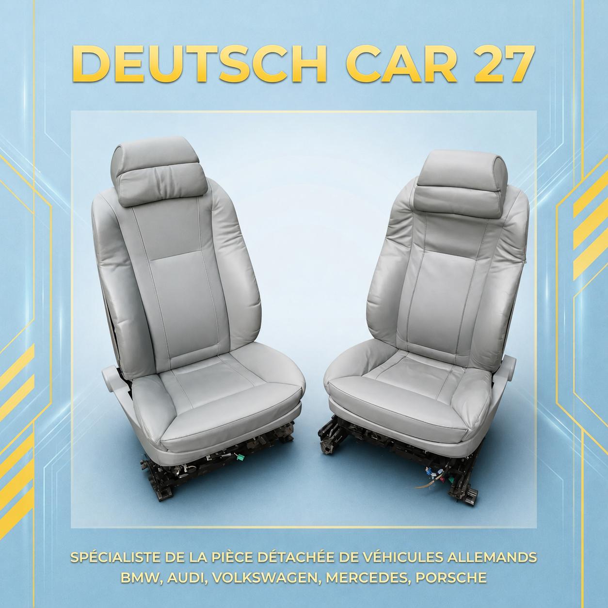 intérieur cuir noir complet de BMW e65 électrique avec ses panneaux de porte