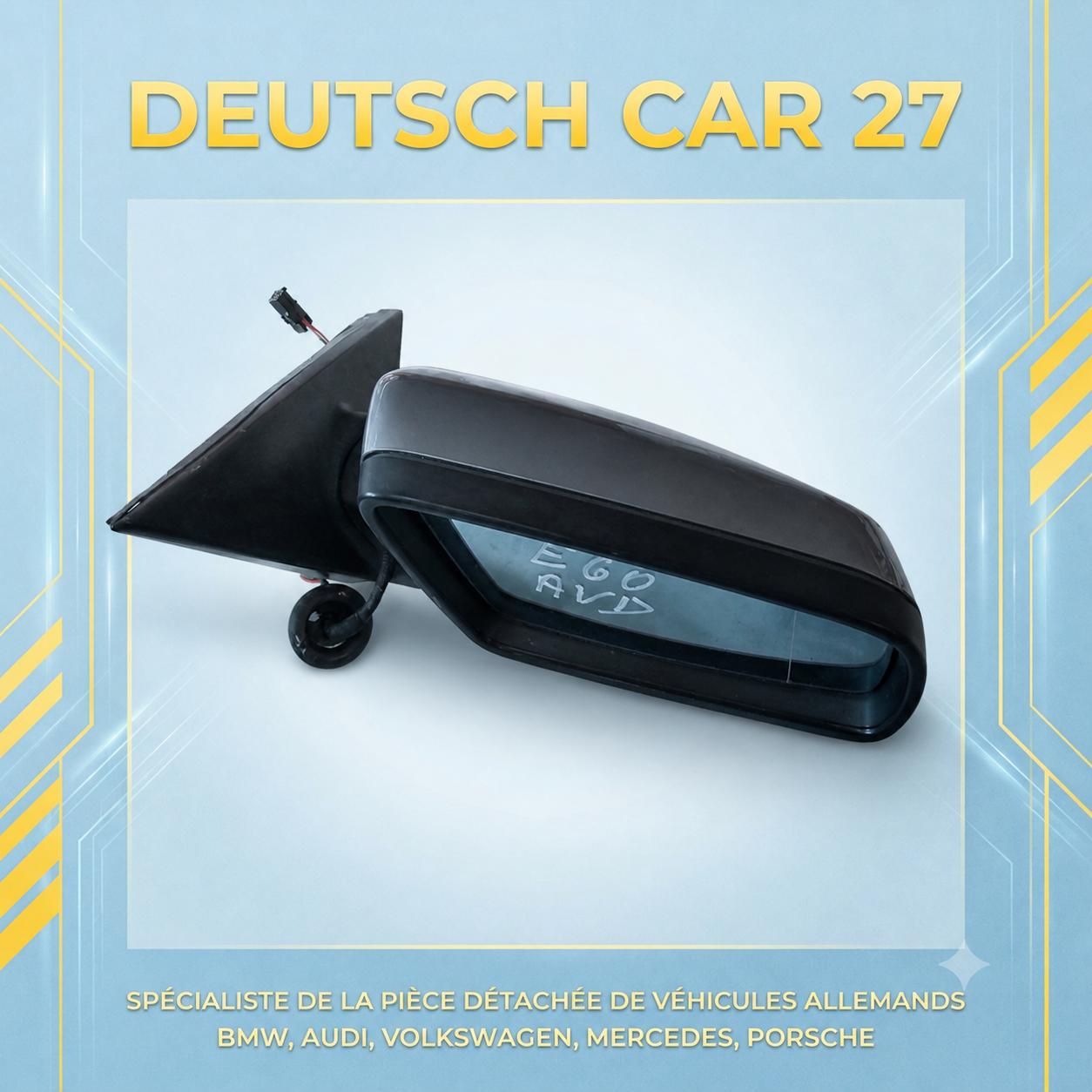 rétroviseur extérieur de bmw e60 phase 1 avant droit électrique de couleur gris foncé
