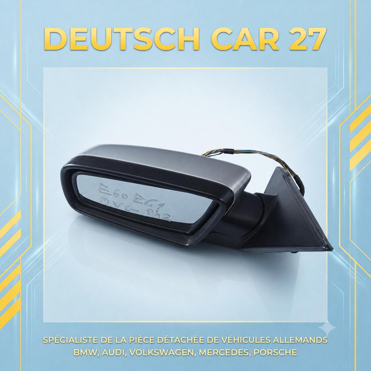 rétroviseur avant gauche de BMW e60 ou e61 phase 2 électrique de couleur gris
