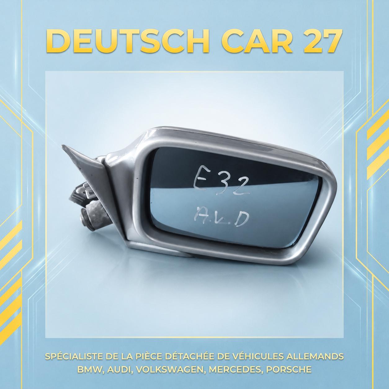 rétroviseur extérieur droit de BMW e32 électrique de couleur gris clair