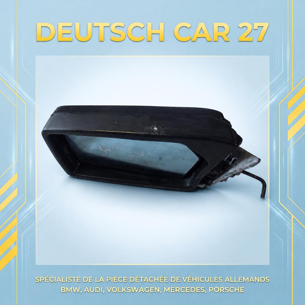 rétroviseur extérieur gauche de Mercedes W126 de couleur noir