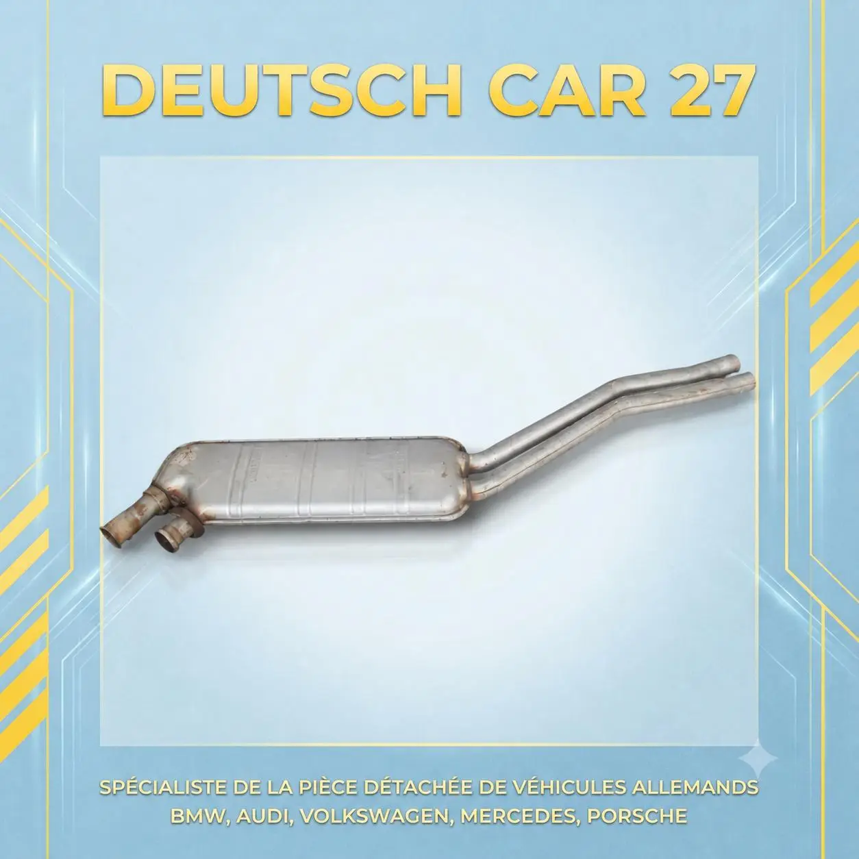 intermédiaire échappement walker Bmw e30