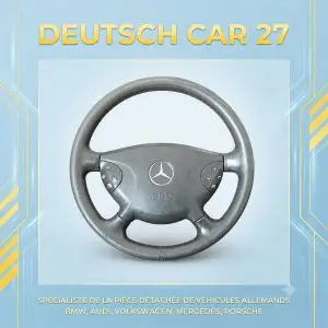 Volant complet Mercedes-Benz Classe C W211 avec commandes multifonctions