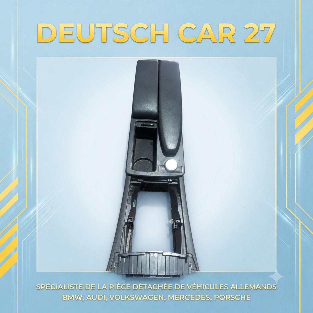 console central Mercedes w204 cuir noir