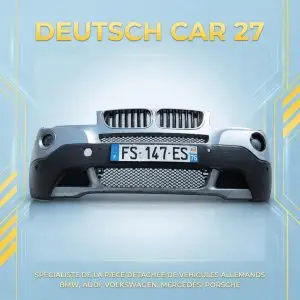 pare choc avant gris foncé bmw x3 e83 etat moyen