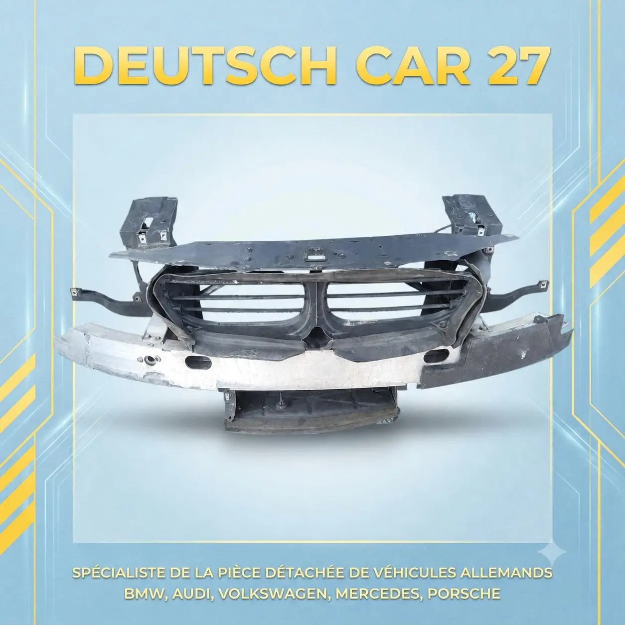 Renfort Traverse Pare-Chocs Avant BMW E60 E61 – Réf. 7033696