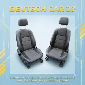 intérieur semi cuir électrique de Mercedes glk x204 siège conducteur a refaire