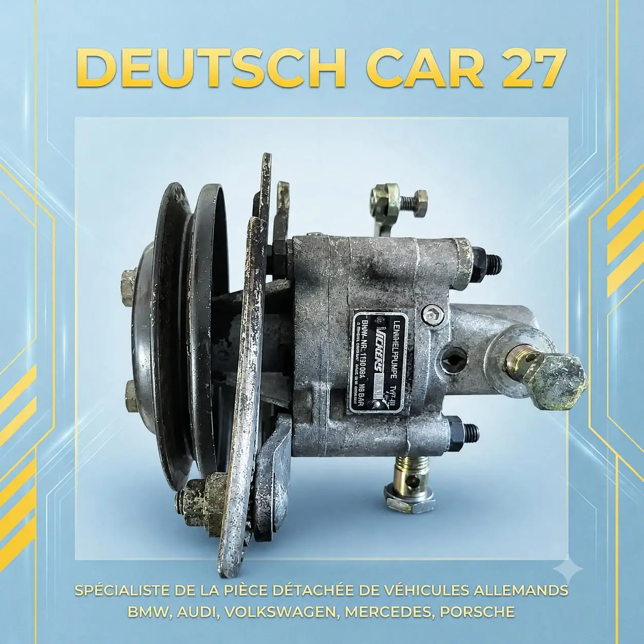 POMPE DIRECTION ASSISTÉE VICKERS BMW – RÉF. 1130084 / 32411130084