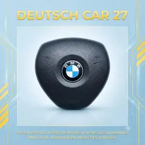 AIRBAG VOLANT CONDUCTEUR BMW X5 E70 / X6 E71 – NOIR