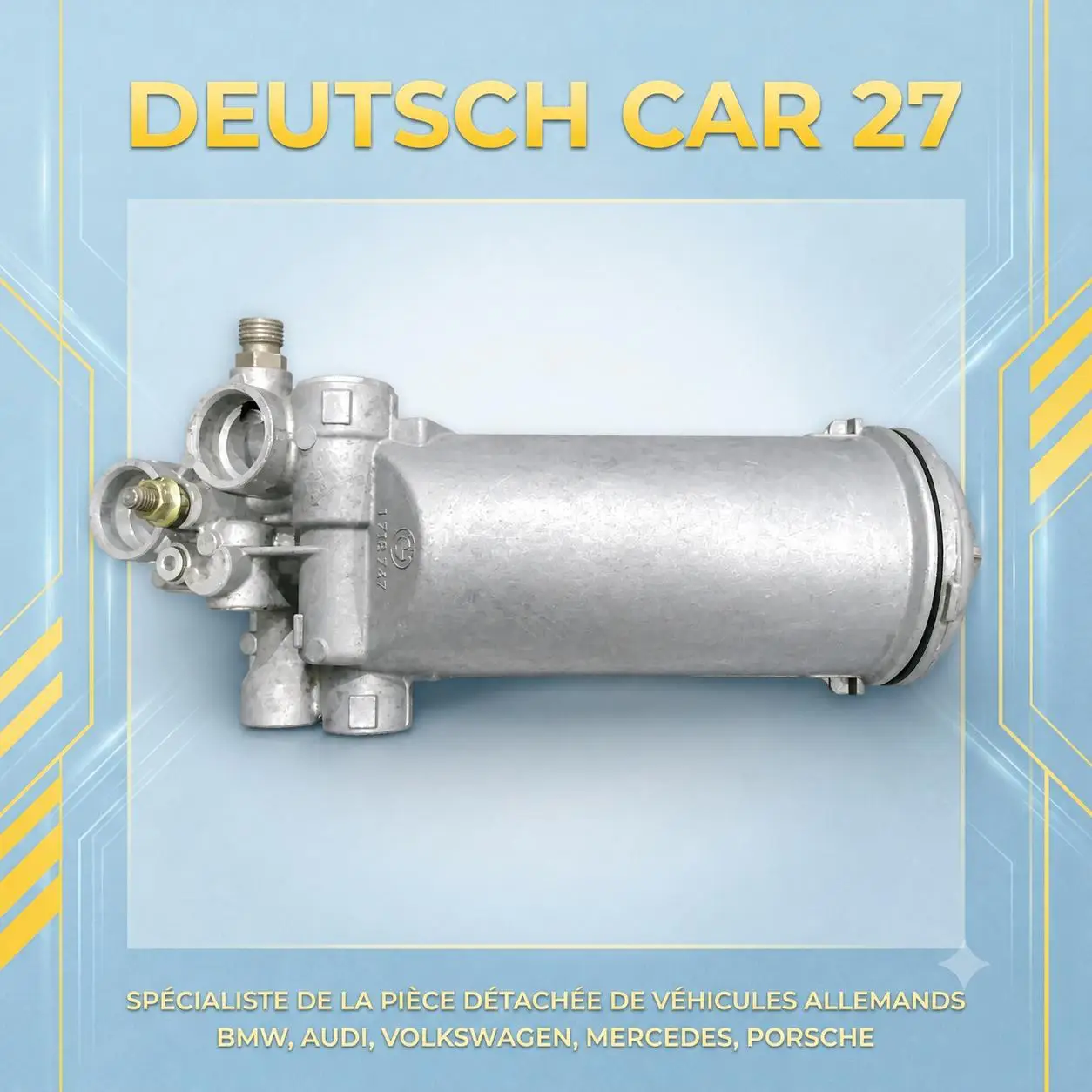 BOÎTIER / CARTER DE FILTRE À HUILE BMW – RÉF. 1718747 – M57 3.0D