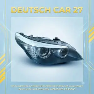 PHARE AVANT DROIT BI-XÉNON BMW E60 E61 LCI – HELLA 1EL009450-02 / 7177740