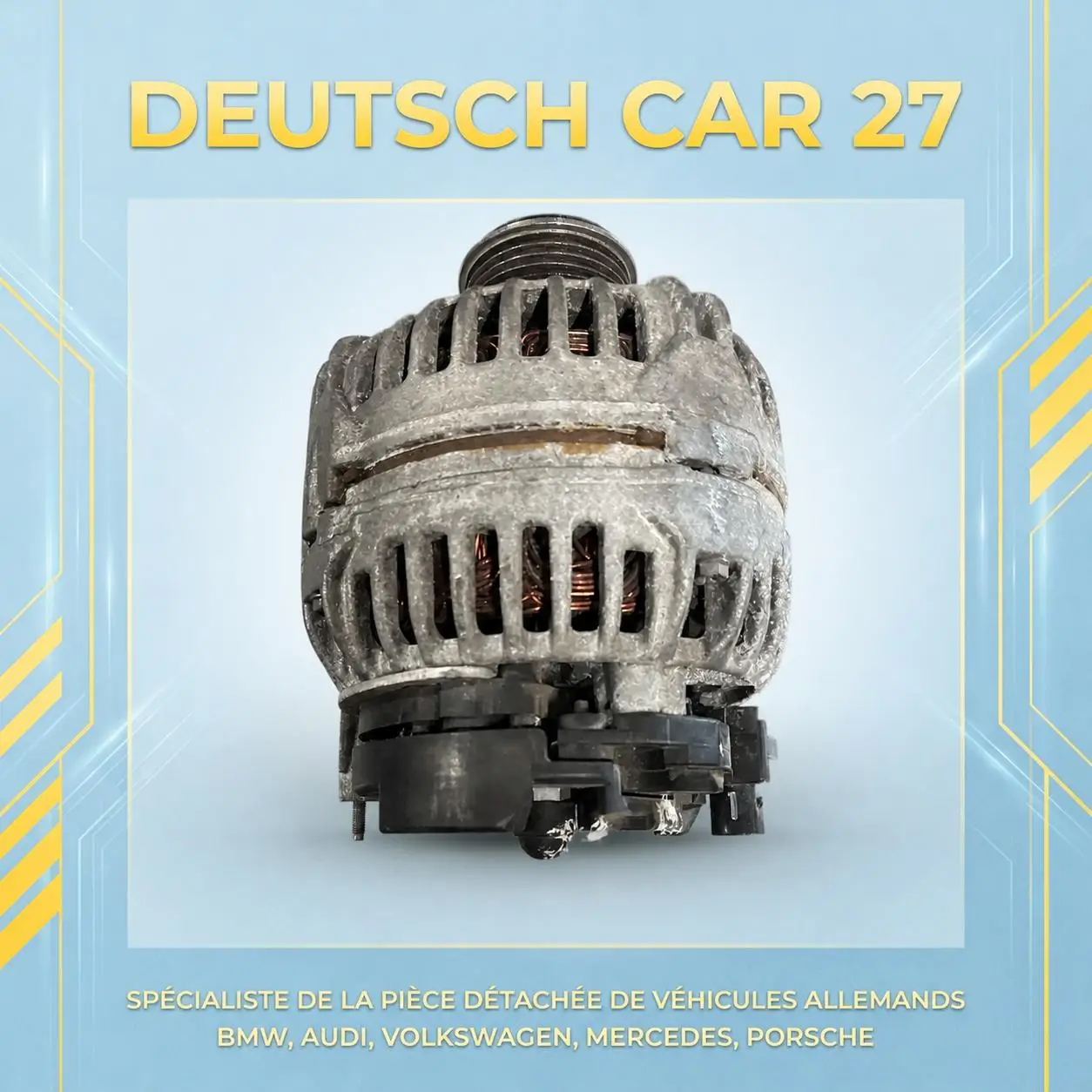 Alternateur Bosch Audi VW Seat Skoda 140A – Réf. 0124525023