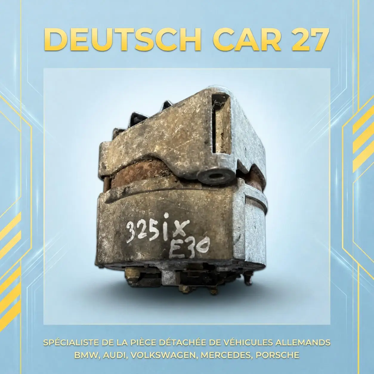Alternateur Bosch BMW E30 320i 325i M20 80A – Réf. 0120469757