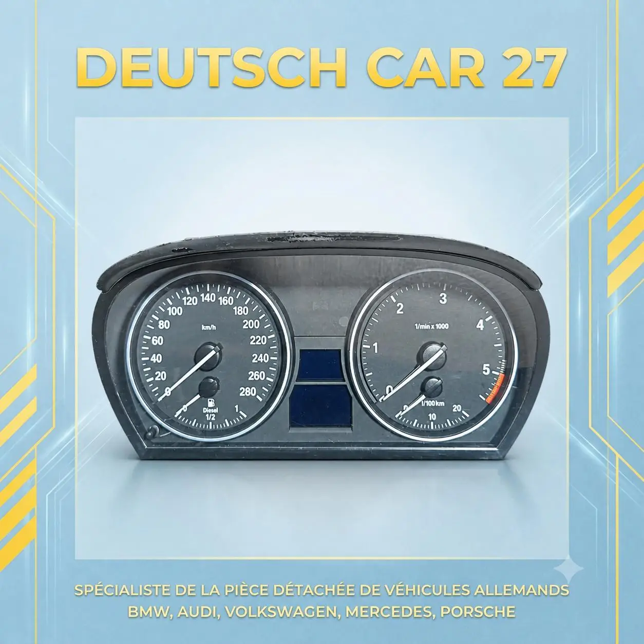 Compteur BMW Série 3 E90 E91 E92 E93 330d M57 – Réf. 9130022-01