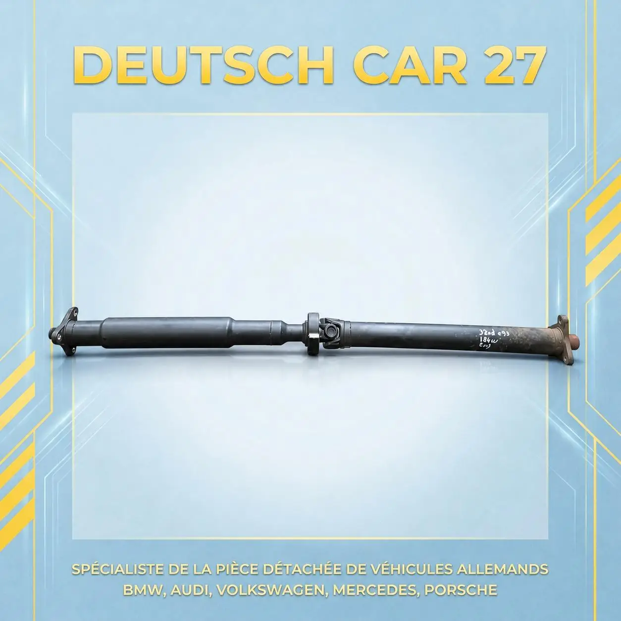 ARBRE DE TRANSMISSION BMW SÉRIE 3 E90 E91 E92 E93 – 7575332-02 – 26107575332