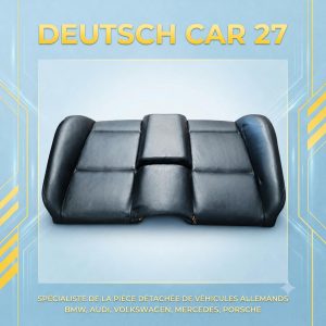 banquette en cuir noir de bmw e30 cabriolet