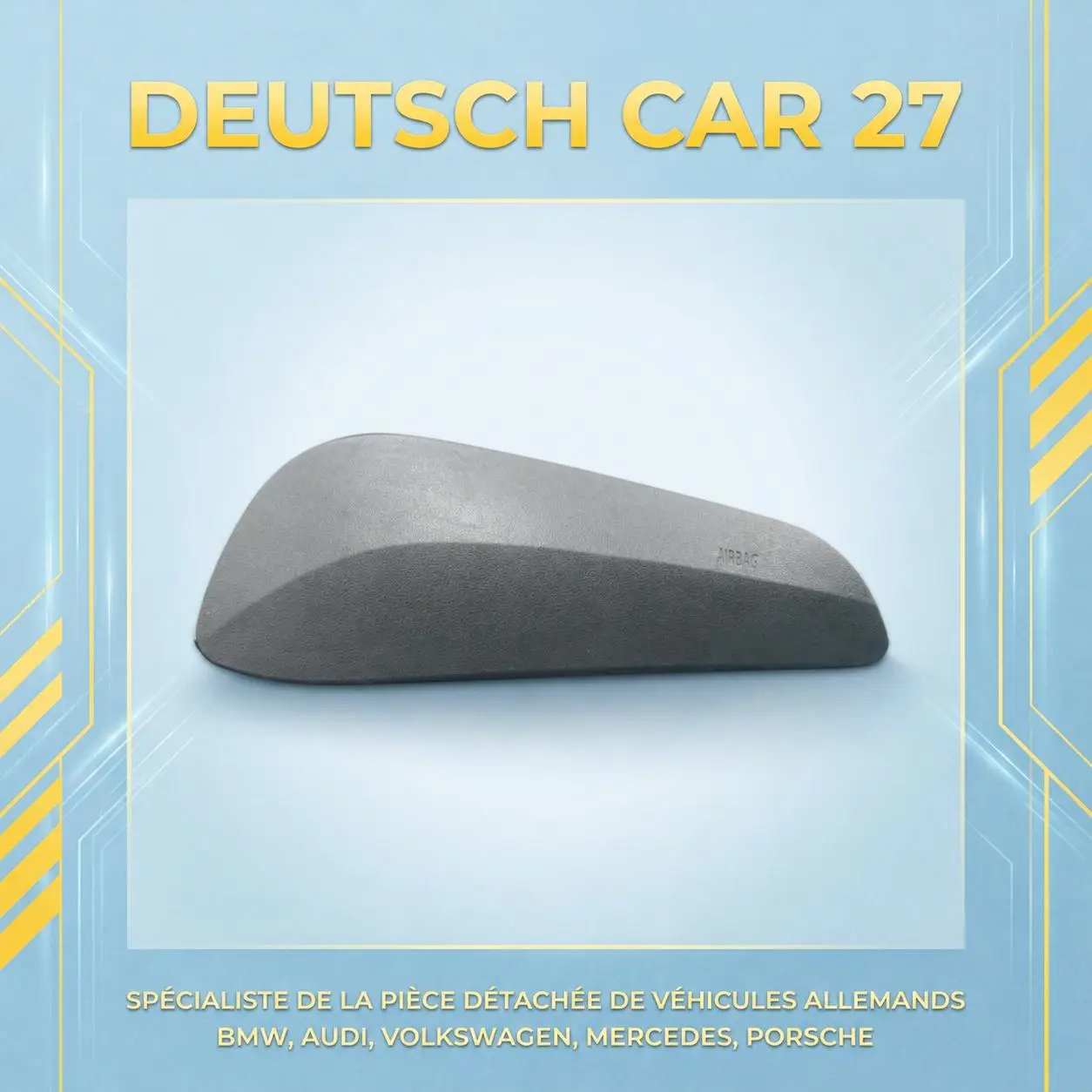 AIRBAG LATÉRAL SIÈGE AVANT DROIT BMW SÉRIE 1 E87 – 72127140562